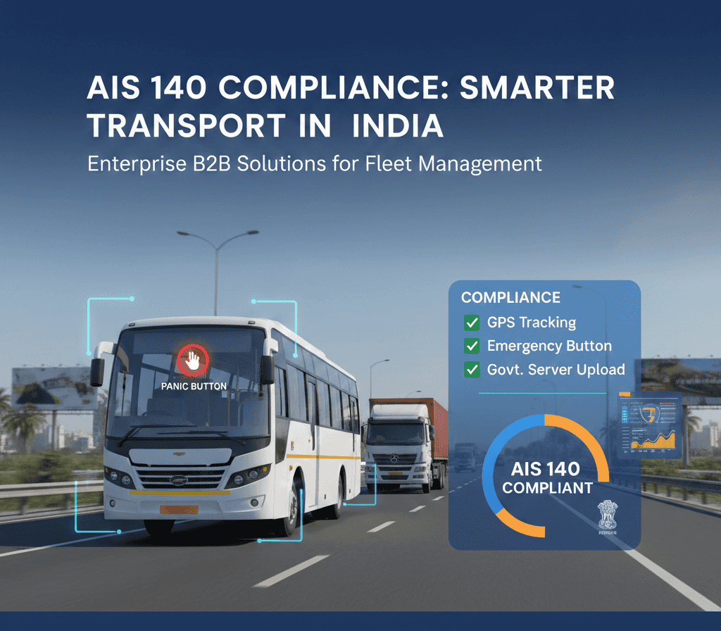 AIS140 compliance in transport management for commercial vehicles in India
