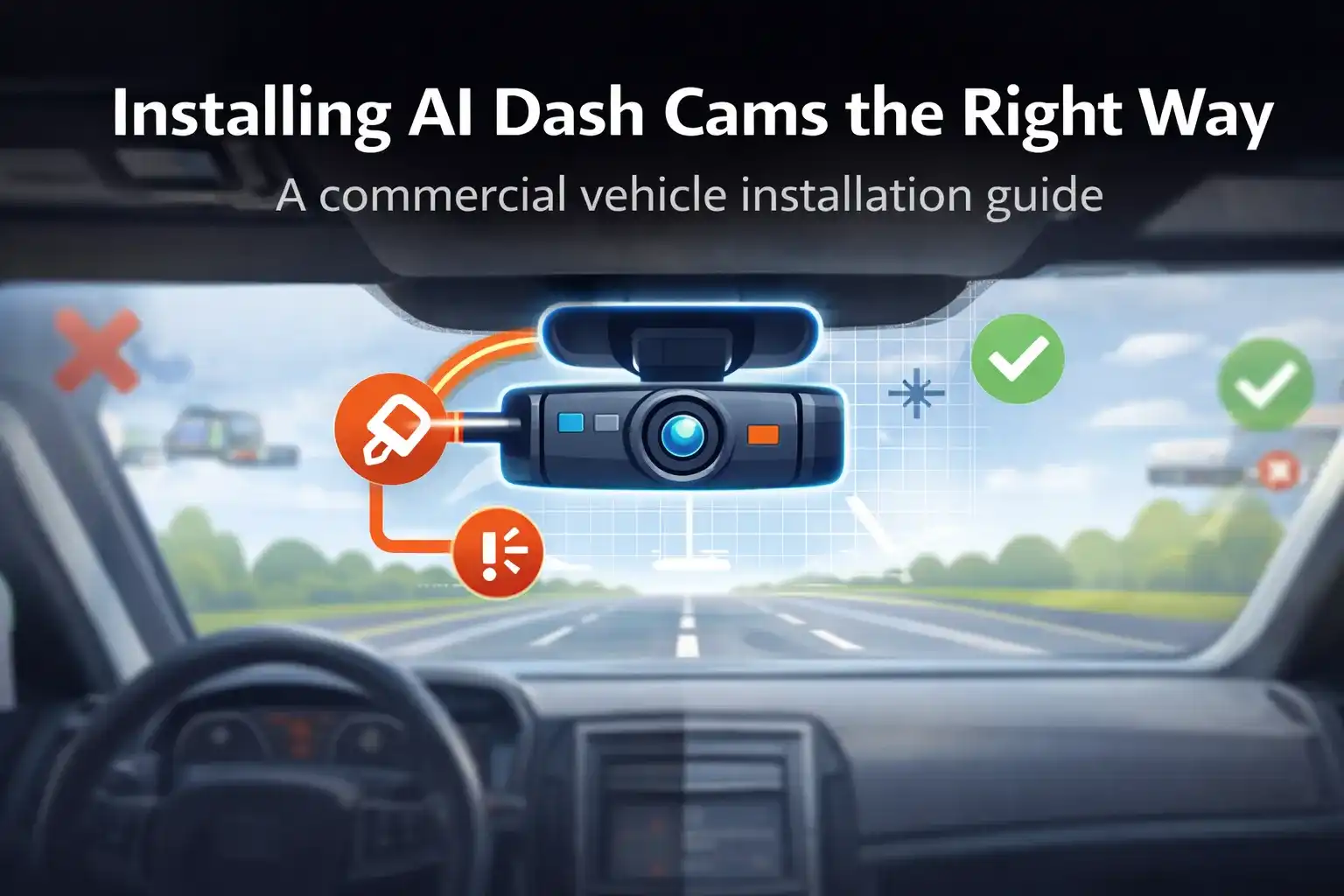 How to Install an AI Dashcam in a Commercial Vehicle Blog Thumbnail
