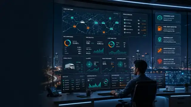 Yatis fleet intelligence dashboard showing trip analytics and driver scorecards