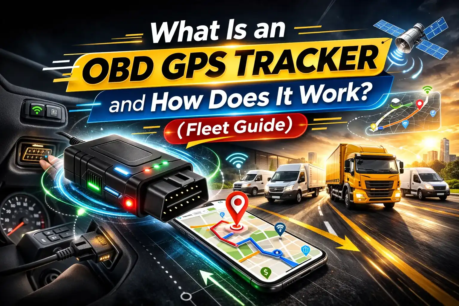 What Is an OBD GPS Tracker and How Does It Work - Fleet Guide