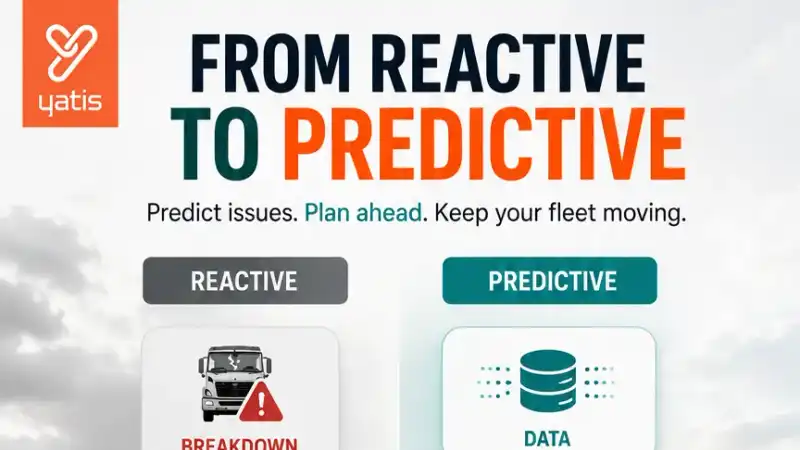 Comparison of reactive fleet management and predictive fleet management workflows