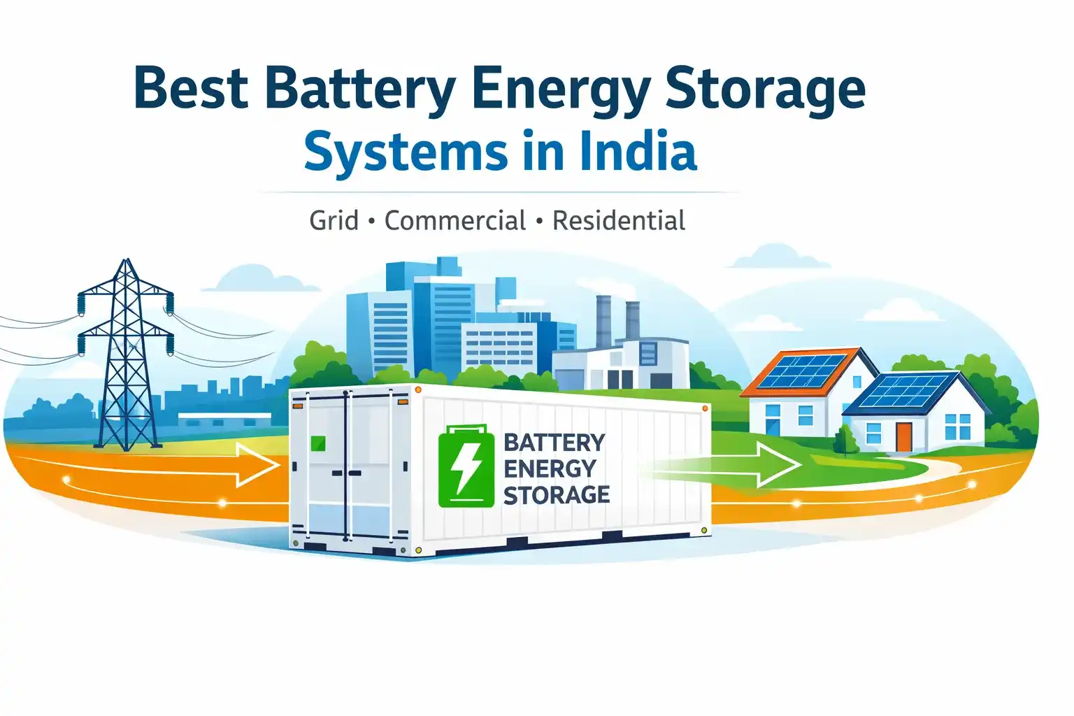 Best battery energy storage systems in India across grid, commercial, and residential use cases blog thumbnail