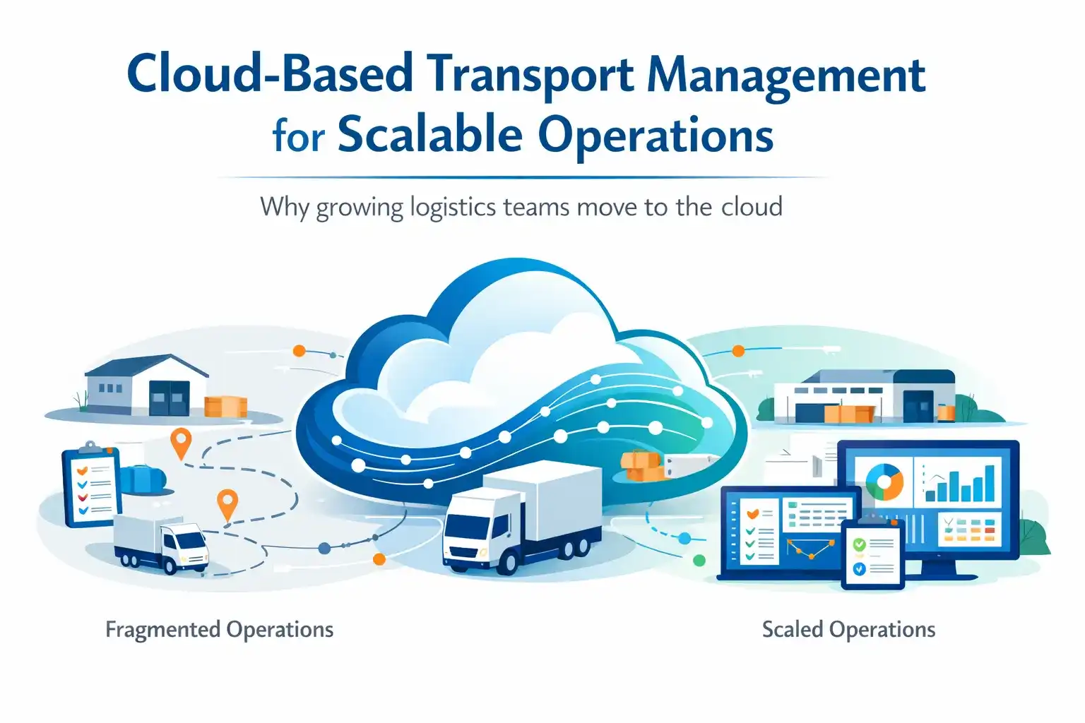 Cloud-based transport management solutions for scalable logistics operations