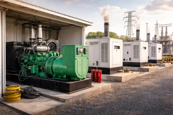 Generator monitoring with AI-powered predictive maintenance for continuous power availability