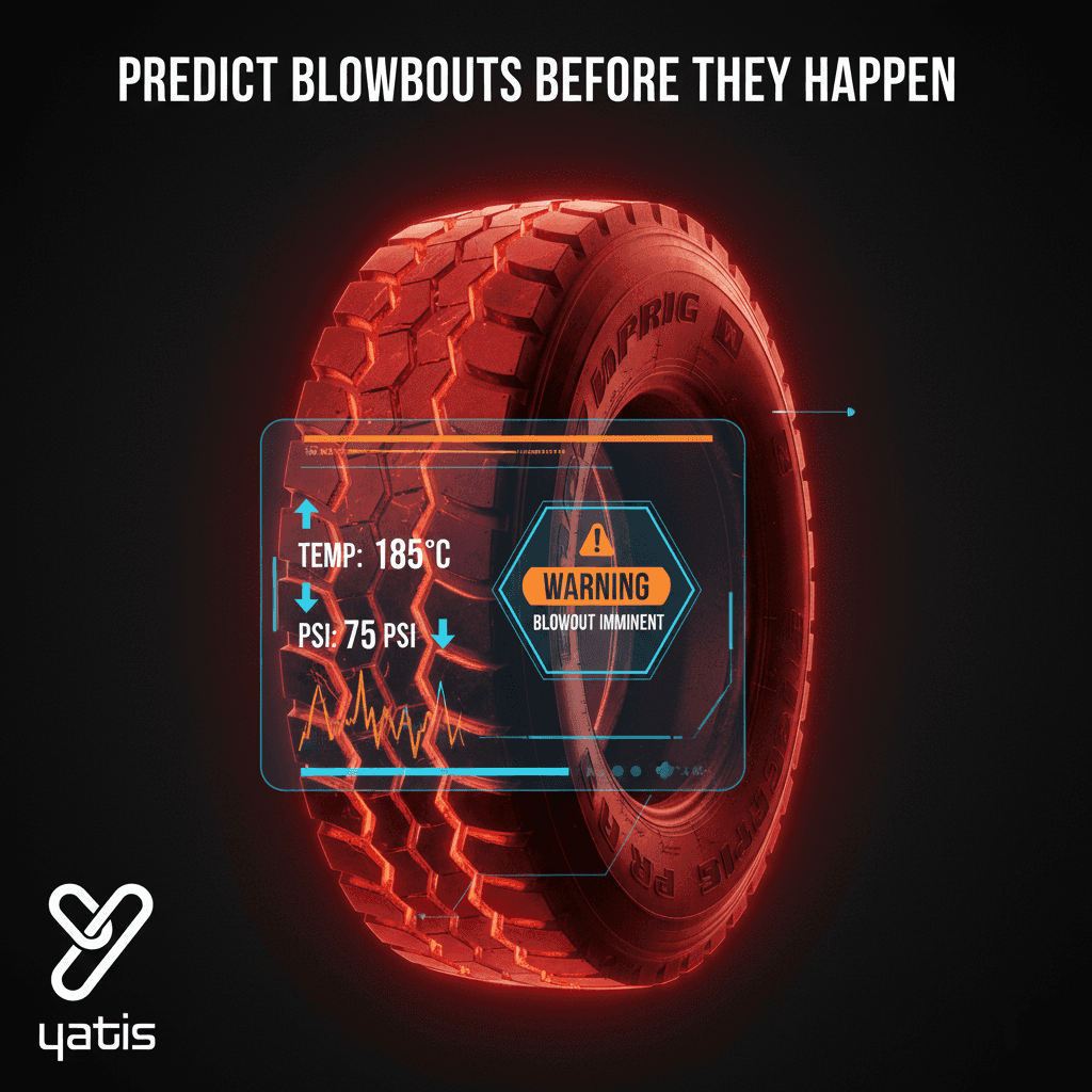 Predictive Tyre Health - Smart TPMS prevents blowouts before they happen