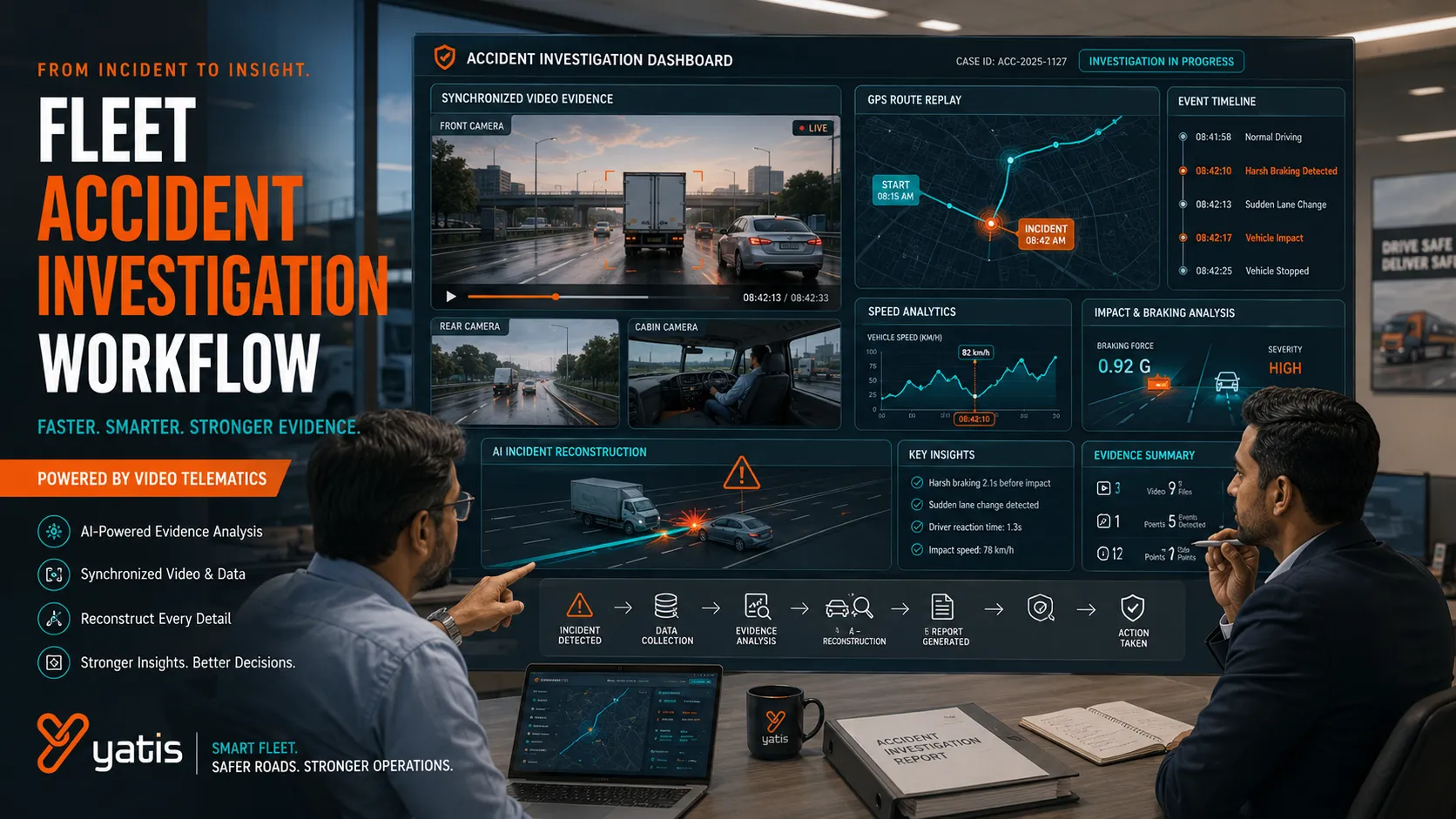 Fleet Accident Investigation Workflow Using Video Telematics