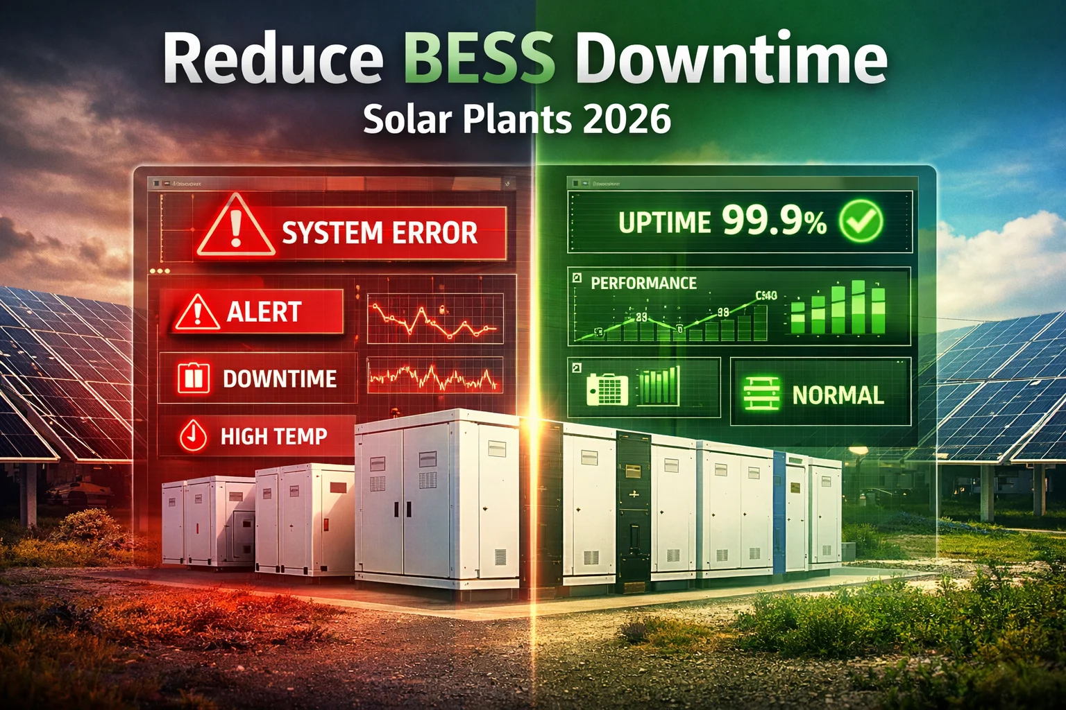 How to Reduce BESS Downtime in Solar Plants