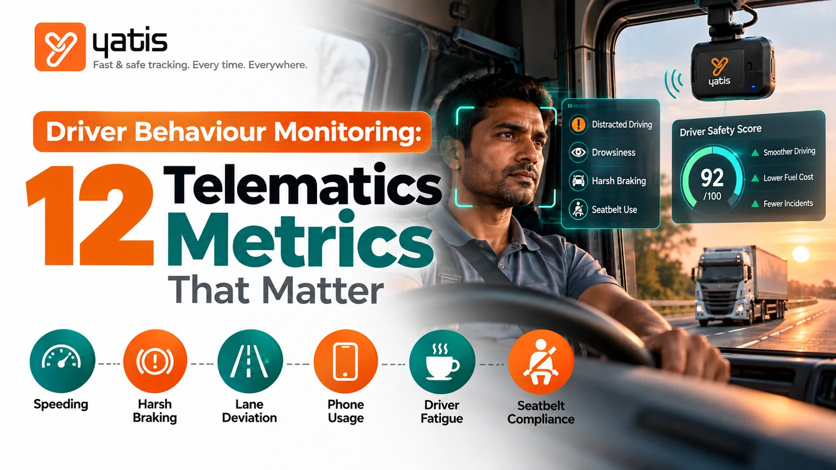 Driver Behaviour Monitoring: 12 Telematics Metrics That Matter